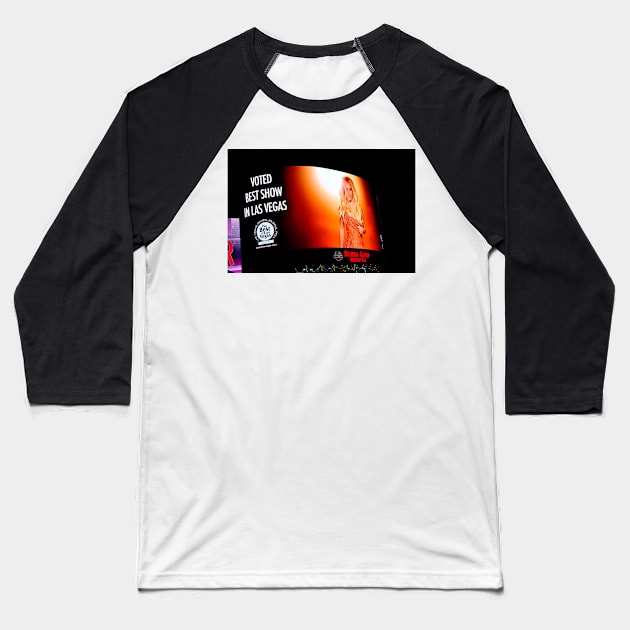 Neon Show Poster Las Vegas America Baseball T-Shirt by AndyEvansPhotos